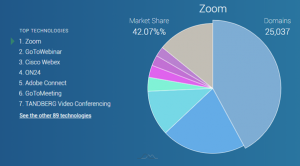 Zoom usage chart